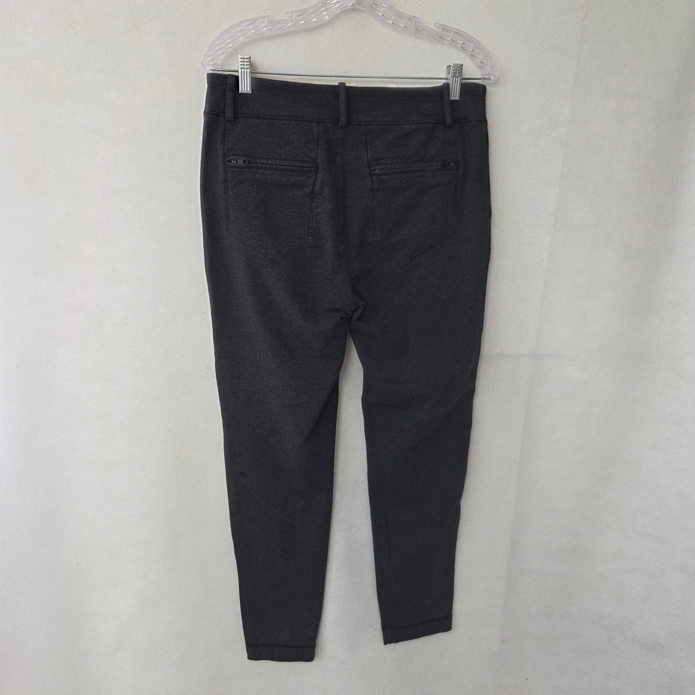 Lululemon Stress Less Pant Women 6 Heathered Dark Grey Tapered Sweatpants W5G31S - Picture 4 of 13
